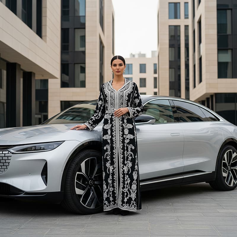 Création de caftan marocain